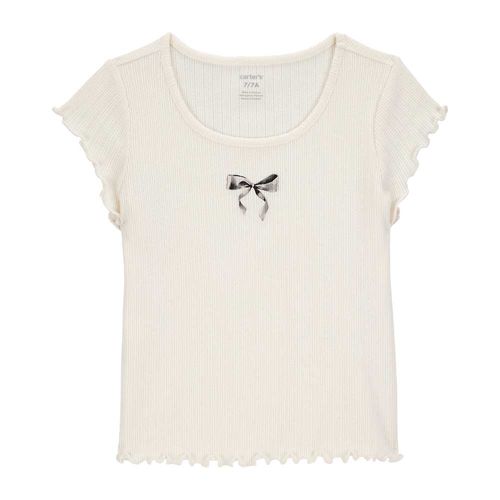 Blusa Blanca Lazo Niña