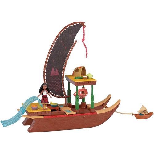 Set Moana Canoa de Aventuras Mattel JBT54