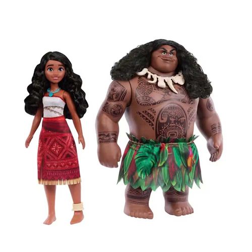Set Muñeca Disney Moana y Maui Mattel JDD42