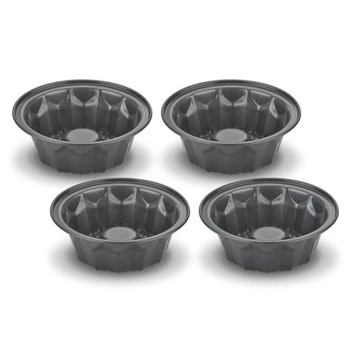 Set 4 Mini Molde Redondo Cuisinart CMBM-4BNT