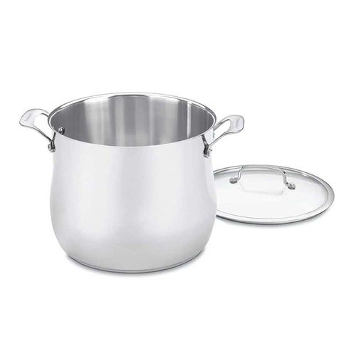 Olla 12Qt Acero con Tapa Vidrio Cuisinart 466-26P1