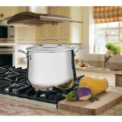 Olla 12Qt Acero con Tapa Vidrio Cuisinart 466-26P1